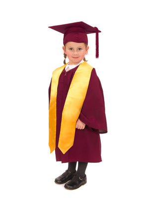 Matte Nursery Graduation Gown, Cap and Stole
