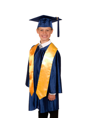 Shiny Primary School Graduation Gown, Cap and Stole