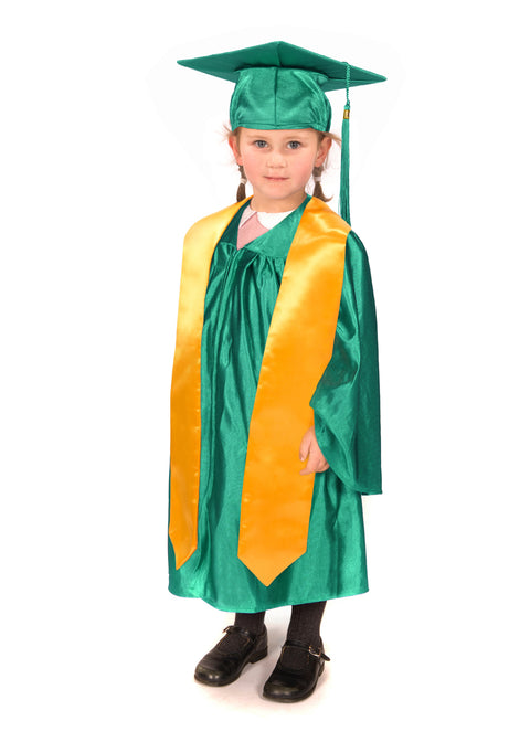 Shiny Nursery Graduation Gown, Cap & Stole